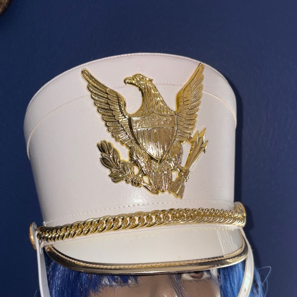 Bayly Marching Band Hat – White & Gold – Style 212 - Picture 3 of 8